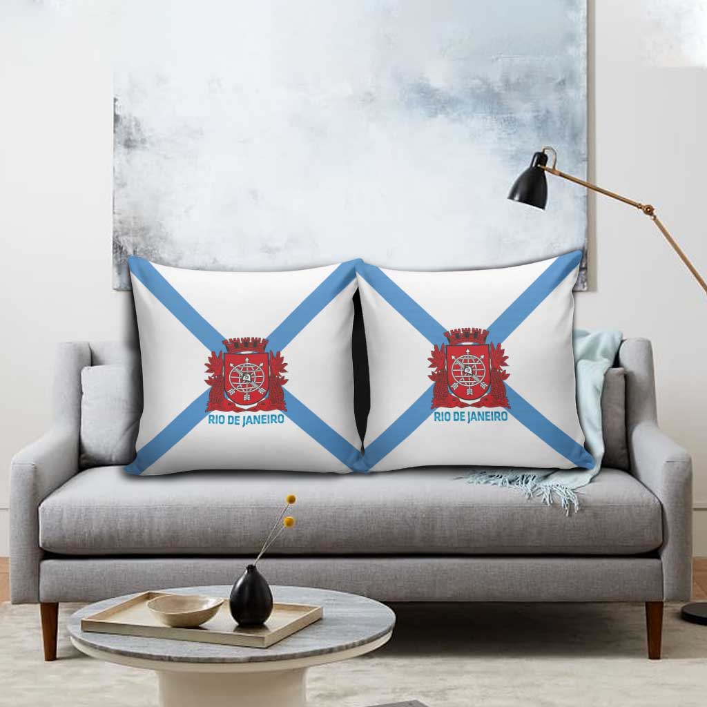 Rio de Janeiro Brazil Pillow Cover Flag Style - Wonder Print Shop