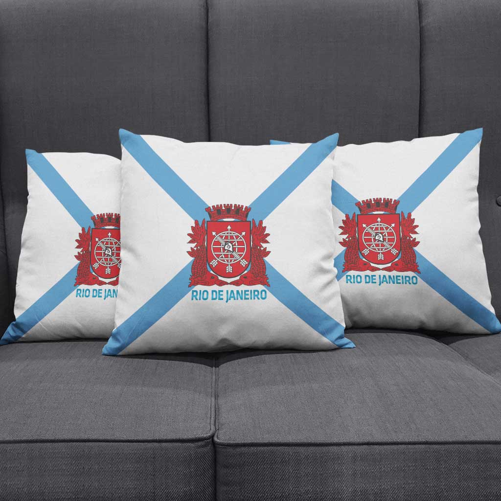 Rio de Janeiro Brazil Pillow Cover Flag Style - Wonder Print Shop