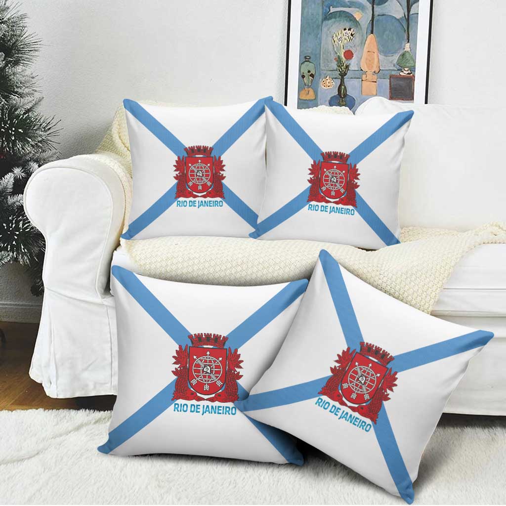 Rio de Janeiro Brazil Pillow Cover Flag Style - Wonder Print Shop