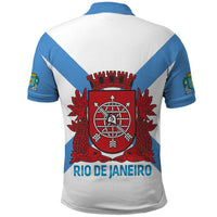 Rio de Janeiro Brazil Polo Shirt Flag Style - Wonder Print Shop