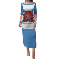 Rio de Janeiro Brazil Puletasi Flag Style - Wonder Print Shop