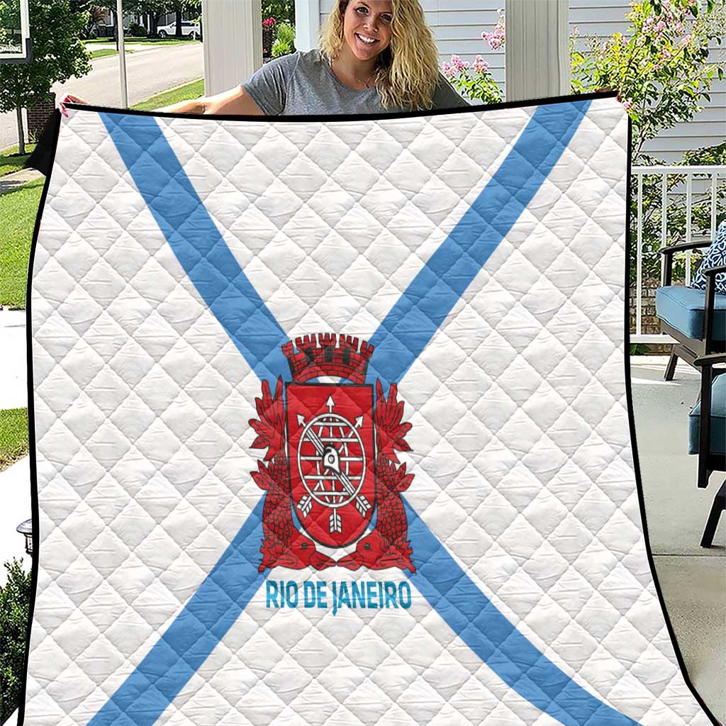 Rio de Janeiro Brazil Quilt Flag Style - Wonder Print Shop