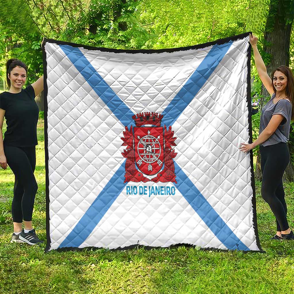 Rio de Janeiro Brazil Quilt Flag Style - Wonder Print Shop