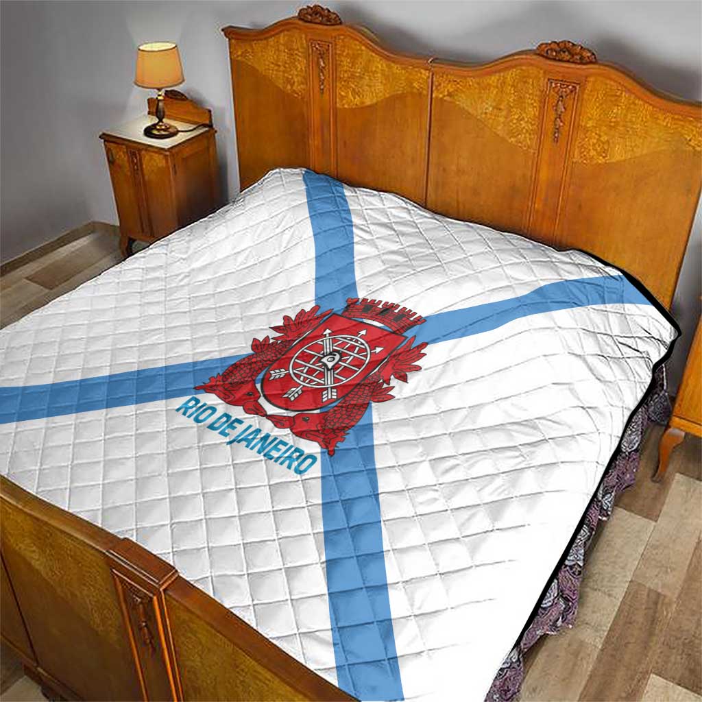 Rio de Janeiro Brazil Quilt Flag Style - Wonder Print Shop