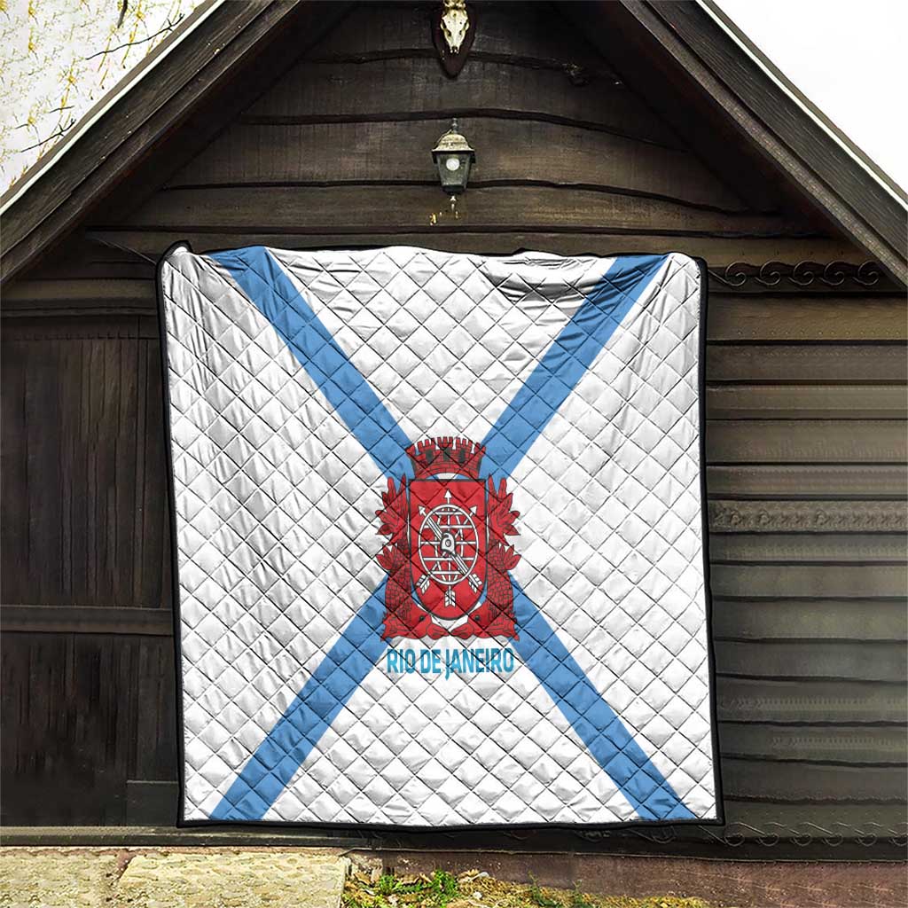 Rio de Janeiro Brazil Quilt Flag Style - Wonder Print Shop