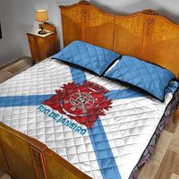 Rio de Janeiro Brazil Quilt Bed Set Flag Style - Wonder Print Shop