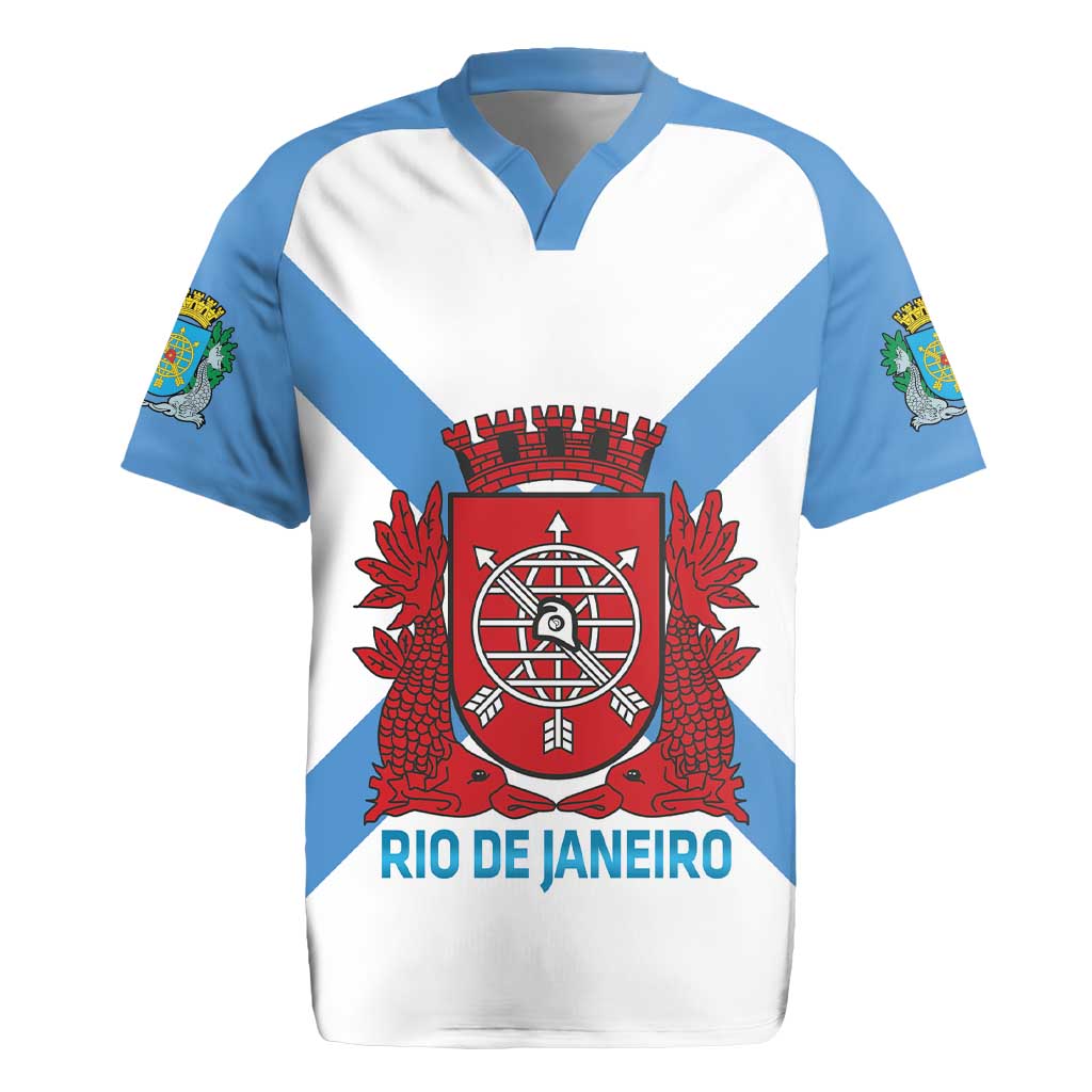 Rio de Janeiro Brazil Rugby Jersey Flag Style - Wonder Print Shop