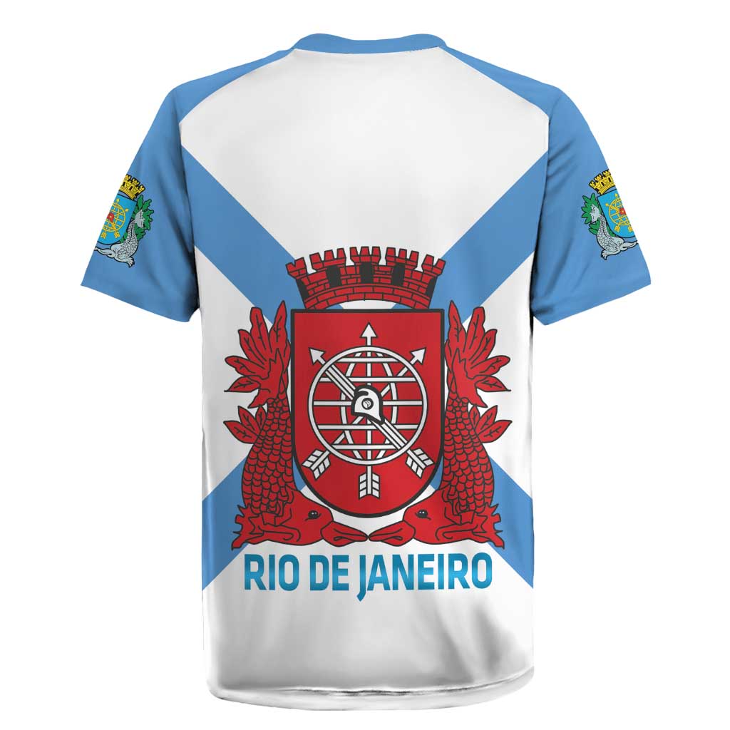 Rio de Janeiro Brazil Rugby Jersey Flag Style - Wonder Print Shop