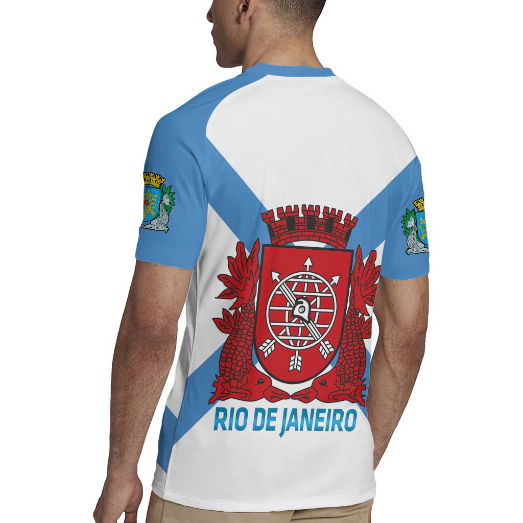 Rio de Janeiro Brazil Rugby Jersey Flag Style - Wonder Print Shop