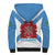Rio de Janeiro Brazil Sherpa Hoodie Flag Style - Wonder Print Shop