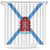 Rio de Janeiro Brazil Shower Curtain Flag Style - Wonder Print Shop