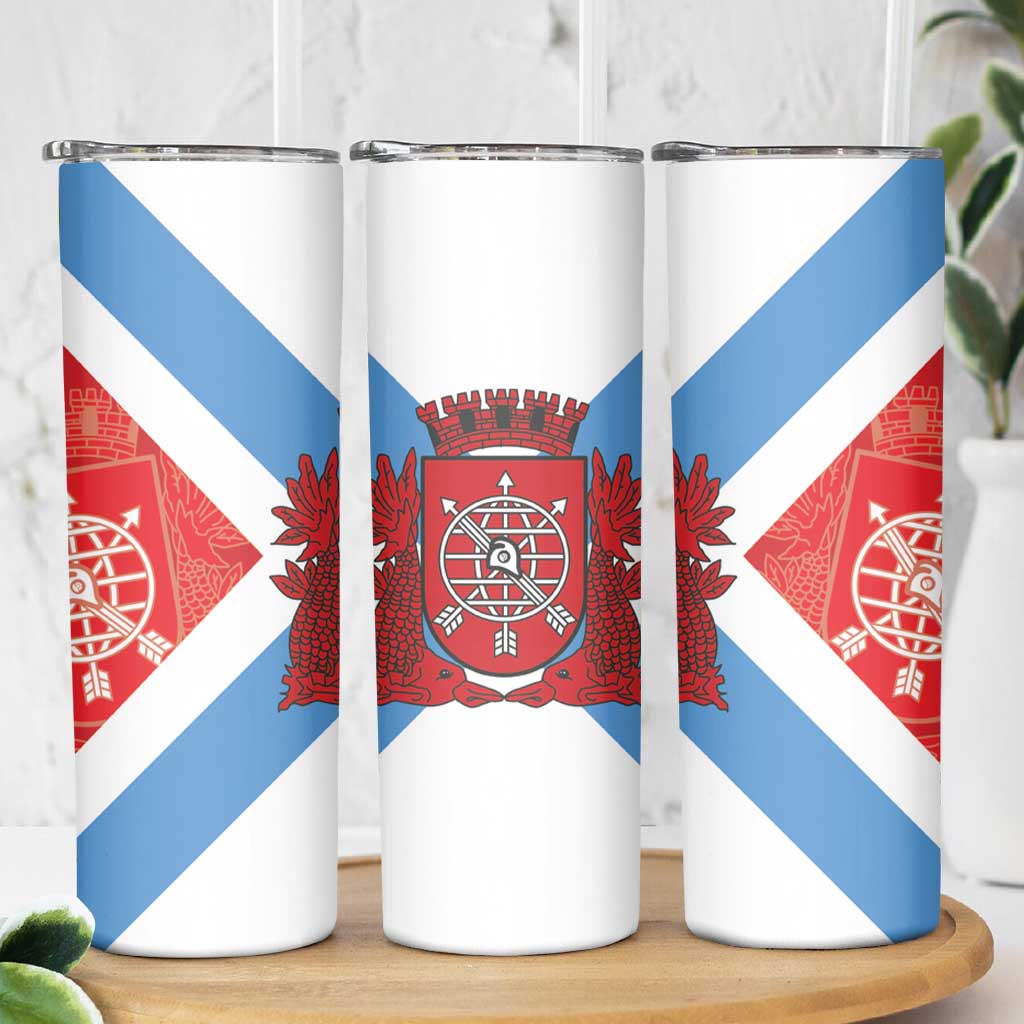 Rio de Janeiro Brazil Skinny Tumbler Flag Style - Wonder Print Shop