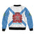 Rio de Janeiro Brazil Sleeve Zip Bomber Jacket Flag Style - Wonder Print Shop