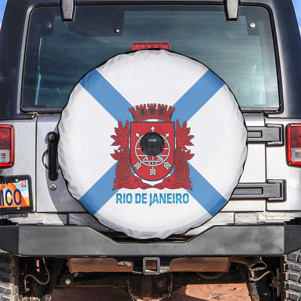 Rio de Janeiro Brazil Spare Tire Cover Flag Style - Wonder Print Shop