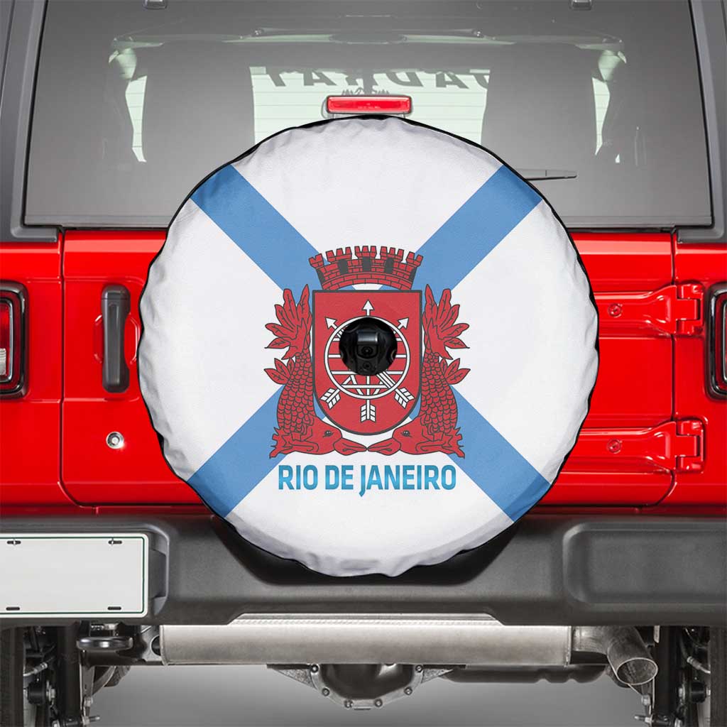Rio de Janeiro Brazil Spare Tire Cover Flag Style - Wonder Print Shop