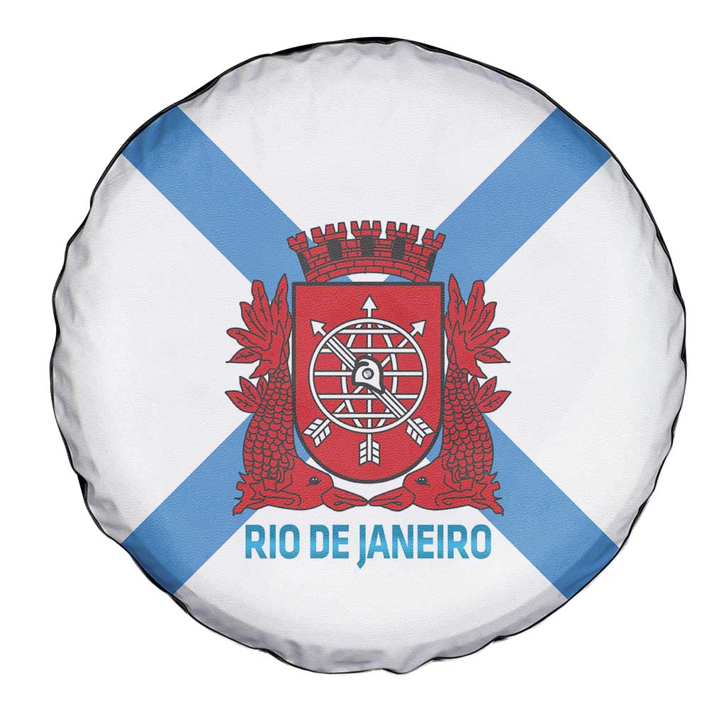 Rio de Janeiro Brazil Spare Tire Cover Flag Style - Wonder Print Shop