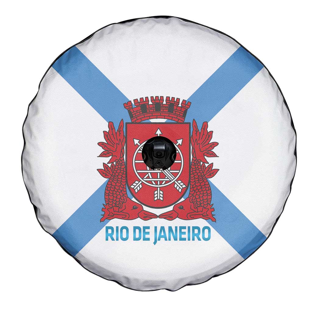 Rio de Janeiro Brazil Spare Tire Cover Flag Style - Wonder Print Shop