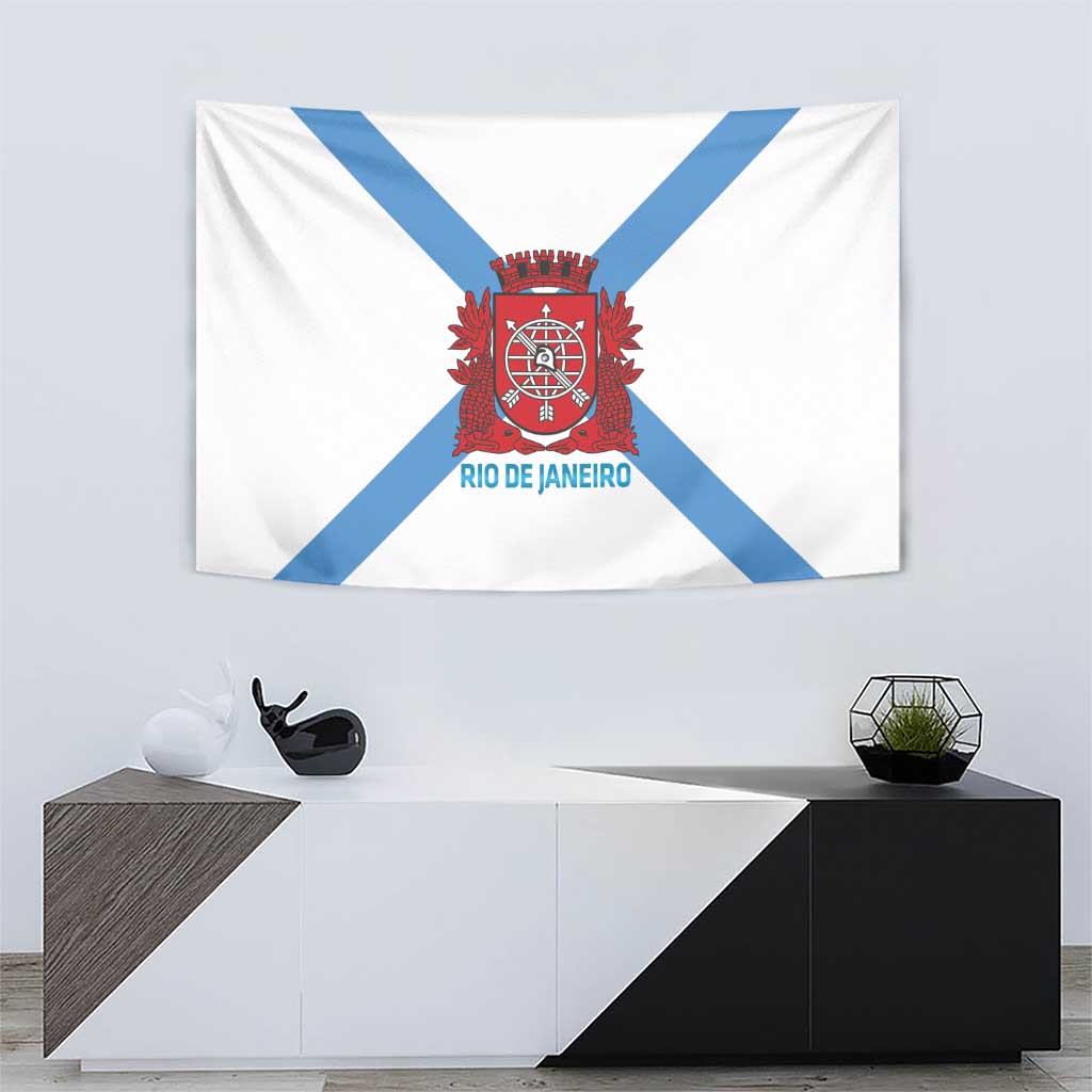 Rio de Janeiro Brazil Tapestry Flag Style - Wonder Print Shop