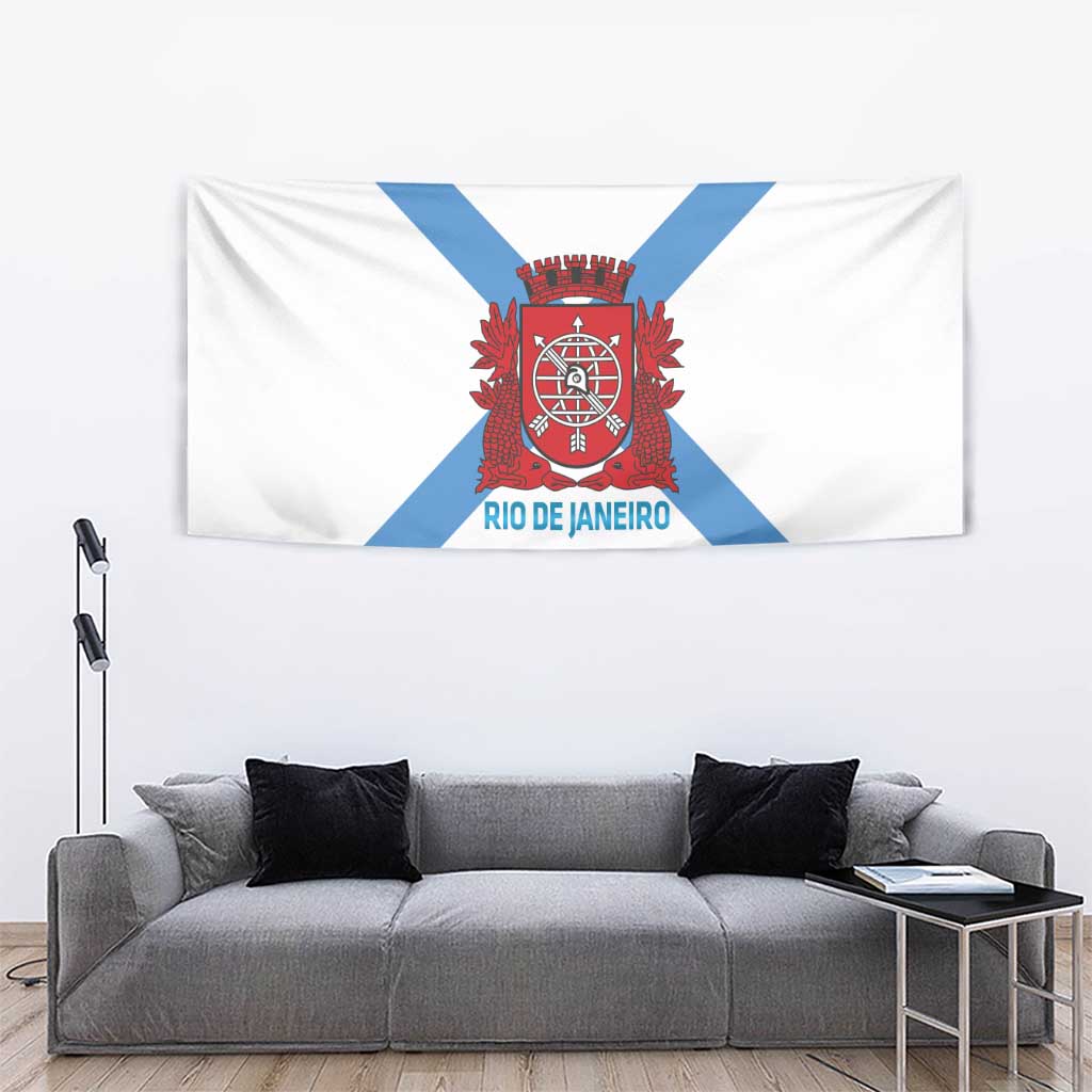 Rio de Janeiro Brazil Tapestry Flag Style - Wonder Print Shop