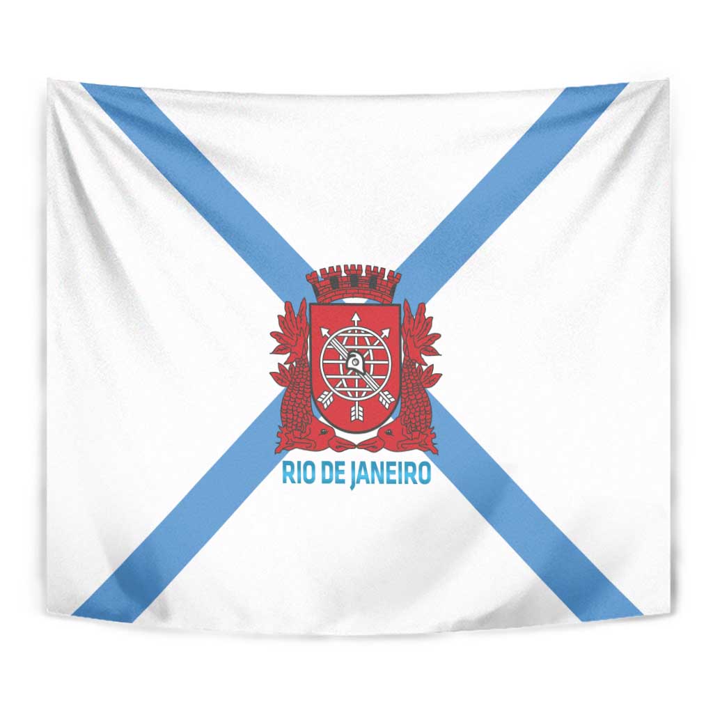 Rio de Janeiro Brazil Tapestry Flag Style - Wonder Print Shop