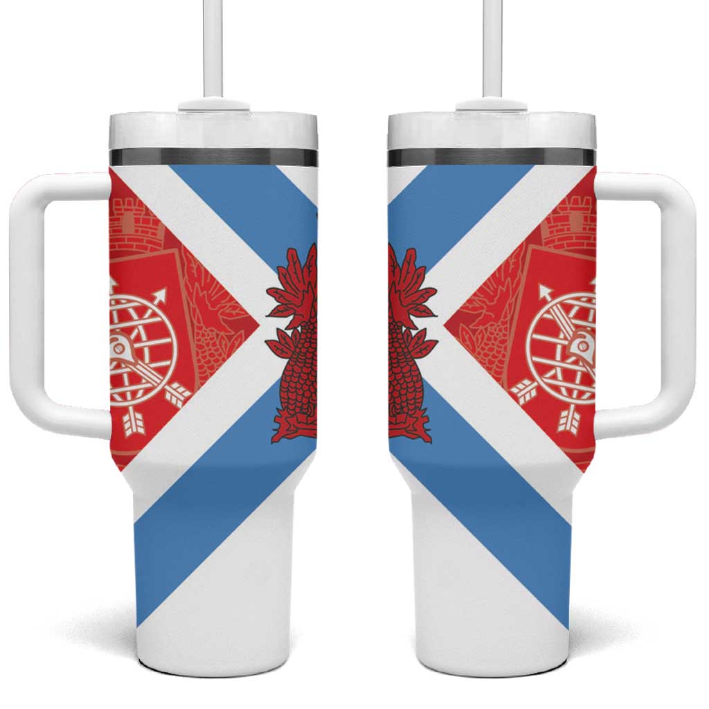 Rio de Janeiro Brazil Tumbler With Handle Flag Style - Wonder Print Shop