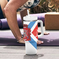 Rio de Janeiro Brazil Tumbler With Handle Flag Style - Wonder Print Shop