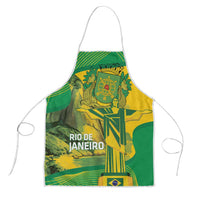 Rio de Janeiro Brazil Apron Christ the Redeemer Mix Sugarloaf Mountain - Wonder Print Shop