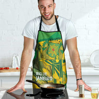 Rio de Janeiro Brazil Apron Christ the Redeemer Mix Sugarloaf Mountain - Wonder Print Shop