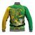 Rio de Janeiro Brazil Baseball Jacket Christ the Redeemer Mix Sugarloaf Mountain - Wonder Print Shop