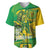 Rio de Janeiro Brazil Baseball Jersey Christ the Redeemer Mix Sugarloaf Mountain - Wonder Print Shop