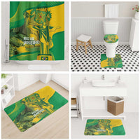 Rio de Janeiro Brazil Bathroom Set Christ the Redeemer Mix Sugarloaf Mountain - Wonder Print Shop