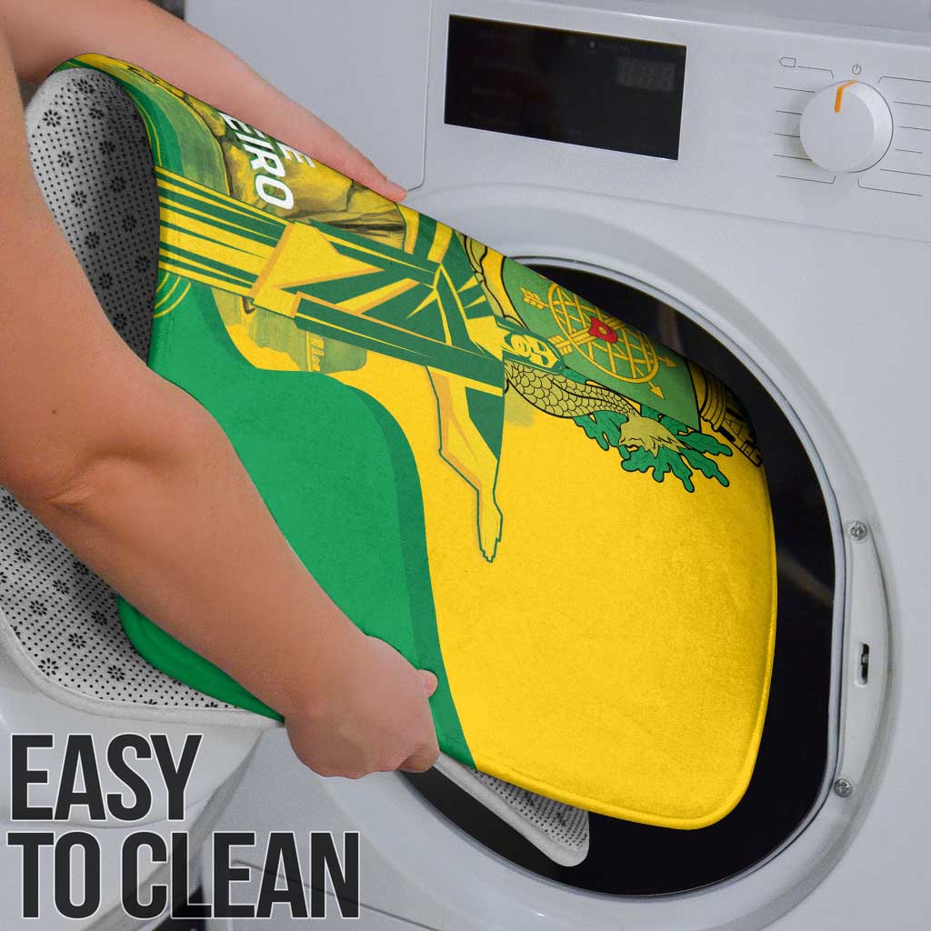 Rio de Janeiro Brazil Bathroom Set Christ the Redeemer Mix Sugarloaf Mountain - Wonder Print Shop