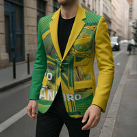 Rio de Janeiro Brazil Blazer Christ the Redeemer Mix Sugarloaf Mountain - Wonder Print Shop