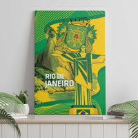 Rio de Janeiro Brazil Canvas Wall Art Christ the Redeemer Mix Sugarloaf Mountain - Wonder Print Shop