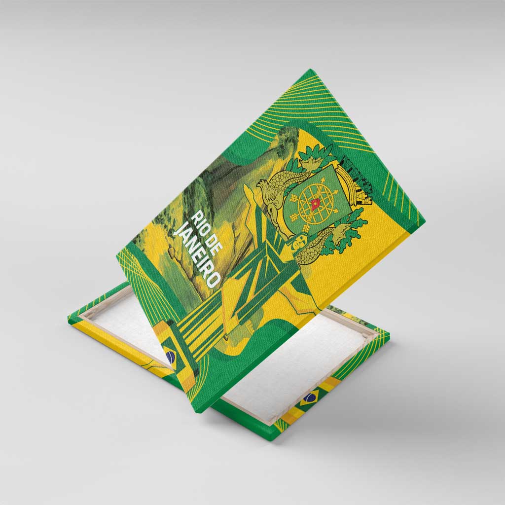 Rio de Janeiro Brazil Canvas Wall Art Christ the Redeemer Mix Sugarloaf Mountain - Wonder Print Shop