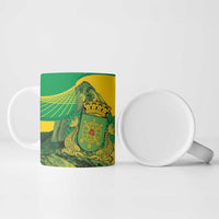 Rio de Janeiro Brazil Ceramic Mug Christ the Redeemer Mix Sugarloaf Mountain - Wonder Print Shop