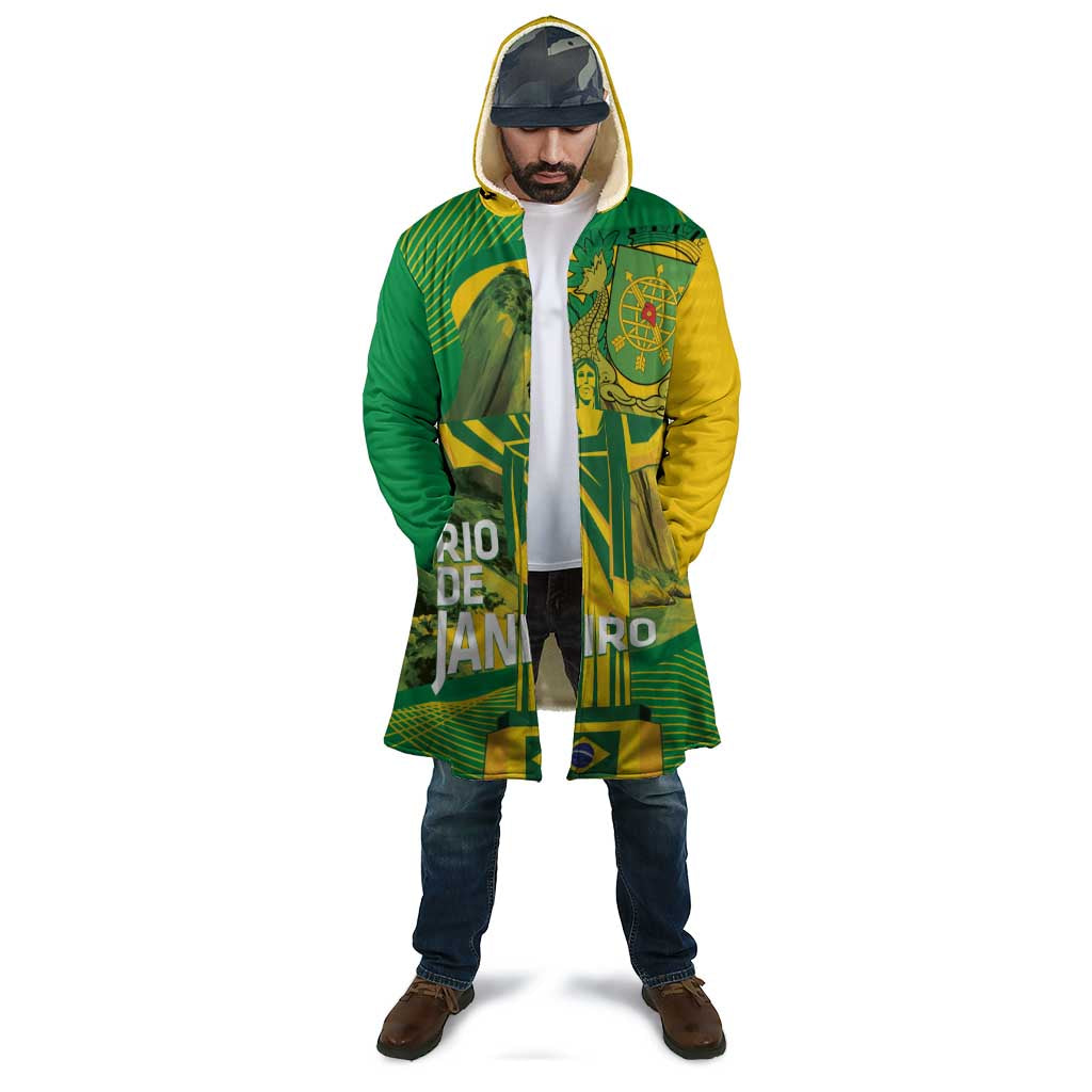 Rio de Janeiro Brazil Cloak Christ the Redeemer Mix Sugarloaf Mountain - Wonder Print Shop