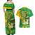 Rio de Janeiro Brazil Couples Matching Off Shoulder Maxi Dress and Hawaiian Shirt Christ the Redeemer Mix Sugarloaf Mountain - Wonder Print Shop