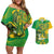 Rio de Janeiro Brazil Couples Matching Off Shoulder Short Dress and Hawaiian Shirt Christ the Redeemer Mix Sugarloaf Mountain - Wonder Print Shop