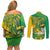 Rio de Janeiro Brazil Couples Matching Off Shoulder Short Dress and Long Sleeve Button Shirt Christ the Redeemer Mix Sugarloaf Mountain - Wonder Print Shop