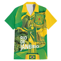 Rio de Janeiro Brazil Family Matching Mermaid Dress and Hawaiian Shirt Christ the Redeemer Mix Sugarloaf Mountain - Wonder Print Shop