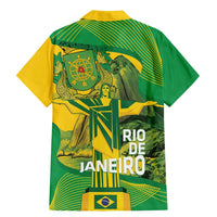 Rio de Janeiro Brazil Family Matching Mermaid Dress and Hawaiian Shirt Christ the Redeemer Mix Sugarloaf Mountain - Wonder Print Shop