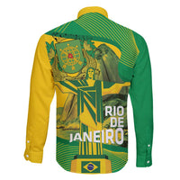 Rio de Janeiro Brazil Family Matching Mermaid Dress and Hawaiian Shirt Christ the Redeemer Mix Sugarloaf Mountain - Wonder Print Shop