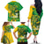 Rio de Janeiro Brazil Family Matching Off The Shoulder Long Sleeve Dress and Hawaiian Shirt Christ the Redeemer Mix Sugarloaf Mountain - Wonder Print Shop