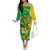 Rio de Janeiro Brazil Family Matching Off The Shoulder Long Sleeve Dress and Hawaiian Shirt Christ the Redeemer Mix Sugarloaf Mountain - Wonder Print Shop