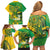 Rio de Janeiro Brazil Family Matching Off Shoulder Short Dress and Hawaiian Shirt Christ the Redeemer Mix Sugarloaf Mountain - Wonder Print Shop