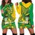 Rio de Janeiro Brazil Hoodie Dress Christ the Redeemer Mix Sugarloaf Mountain - Wonder Print Shop