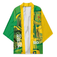 Rio de Janeiro Brazil Kimono Christ the Redeemer Mix Sugarloaf Mountain - Wonder Print Shop