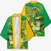 Rio de Janeiro Brazil Kimono Christ the Redeemer Mix Sugarloaf Mountain - Wonder Print Shop