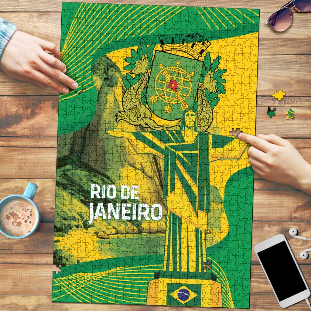 Rio de Janeiro Brazil Puzzle Christ the Redeemer Mix Sugarloaf Mountain - Wonder Print Shop